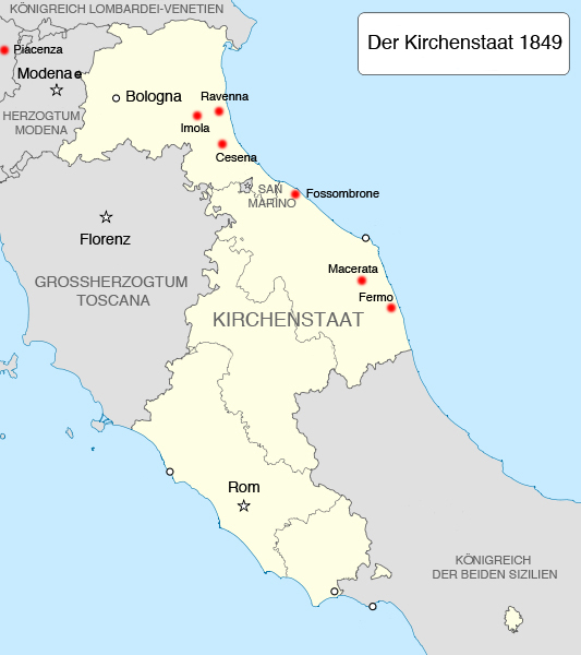 Kirchenstaat 1849